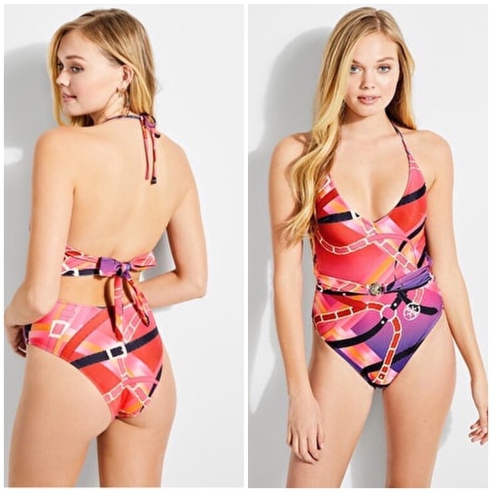 New GUESS Women’s One Piece Swimsuit SZ M